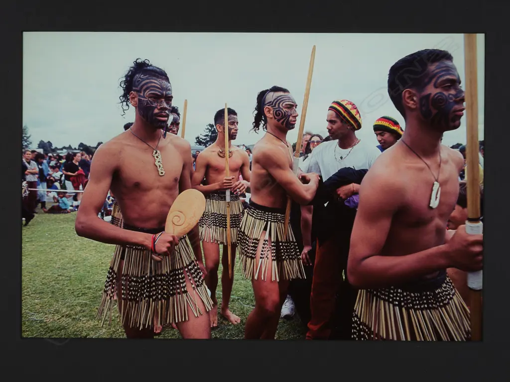Glenn Jowitt (1955-2014) - Historical re-enactment Waitangi, Image 1++